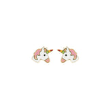 UNICORN ENAMEL EARRINGS