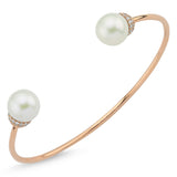 PEARL & WHITE DIAMOND CUFF