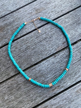 AMALFI TURQUOISE BEADS OF LOVE NECKLACE
