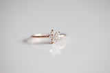 DIAMOND STAR FLOWER RING