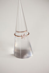DIAMOND STAR FLOWER RING
