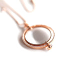 LONG NECKLACE PENDANT WITH WHITE DIAMONDS