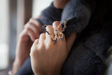 BLACK DIAMOND BUTTERFLY RING