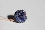 BLUE SAPPHIRE BAUBLE NECKLACE