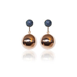 BLUE SAPPHIRE BAUBLE EARRINGS