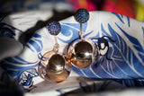 BLUE SAPPHIRE BAUBLE EARRINGS