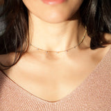 DIAMOND STUDS NECKLACE