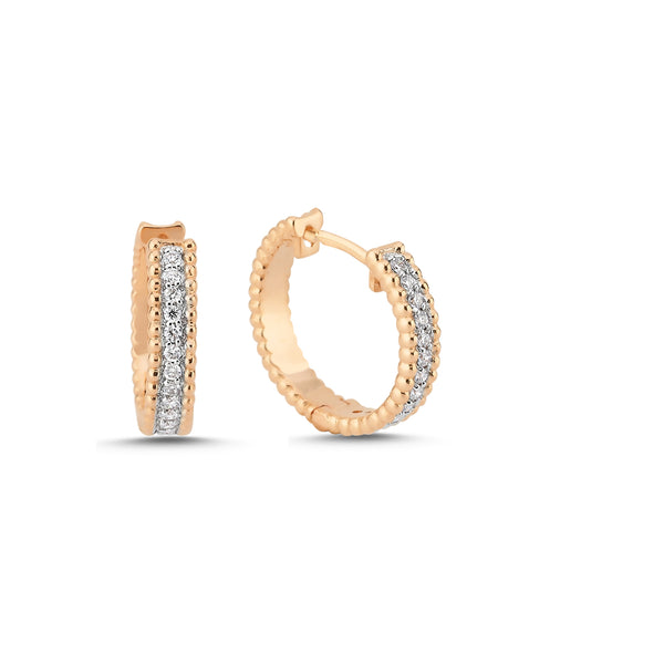 MIDI HOOPS WITH WHITE DIAMONDS