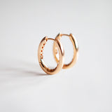 LARGE OVAL HOOPS IN 14K ROSE GOLD